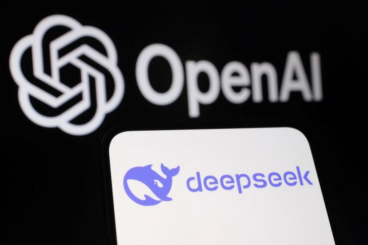 미국의 인공지능(AI) 서비스 챗GPT 개발사 오픈AI와 중국의 AI 업체 딥시크(Deepseek) 이미지. 로이터 연합뉴스