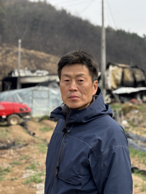 서재철 녹색연합 전문위원은 지난달 27일 화마가 휩쓸고 간 경북 안동 어담리 현장을 살펴봤다. 본인 제공