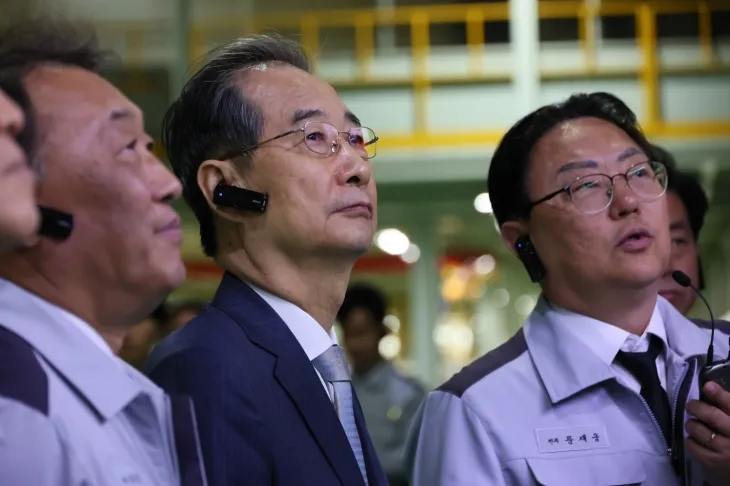 한덕수 권한대행, 기아 공장 방문 한덕수 권한대행, 기아 공장 방문