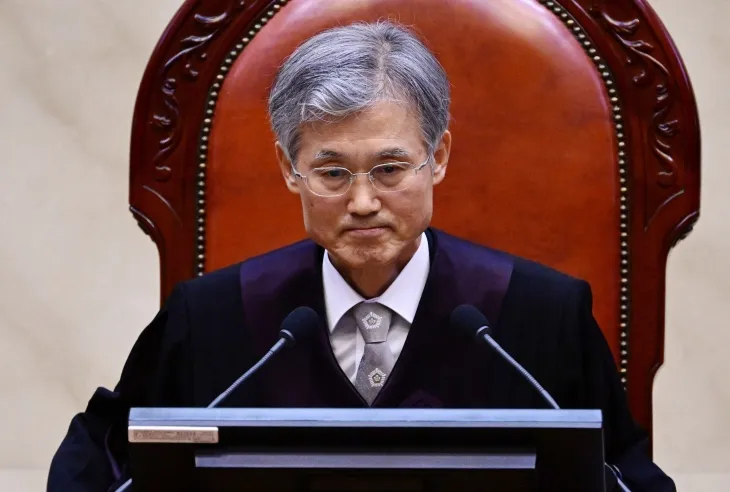 이재명 후보 상고심 선고에 참석한 조희대 대법원장 이재명 후보 상고심 선고에 참석한 조희대 대법원장