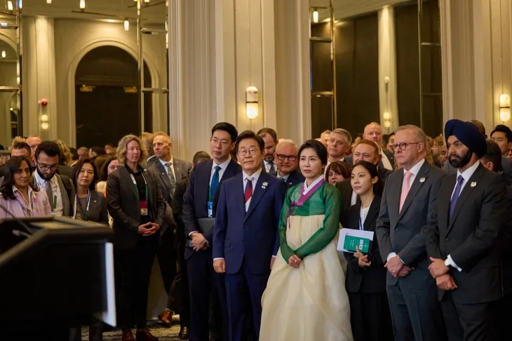 이재명 대통령 부부, G7 리셉션 참석 이재명 대통령 부부, G7 리셉션 참석