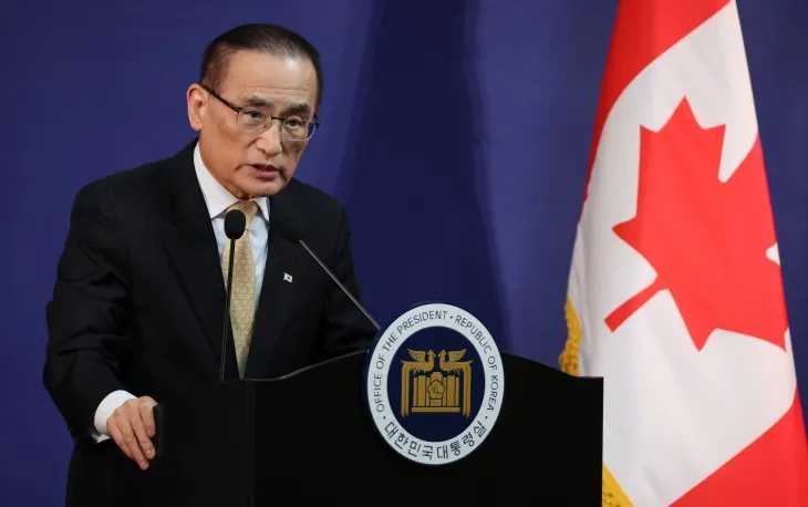 위성락 안보실장, G7 정상회의 관련 브리핑 위성락 안보실장, G7 정상회의 관련 브리핑