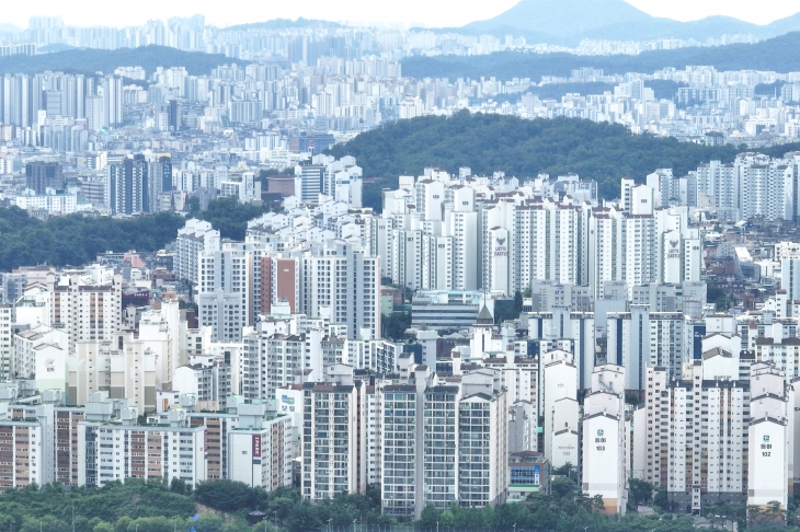 서울 시내 아파트 단지의 모습. 연합뉴스