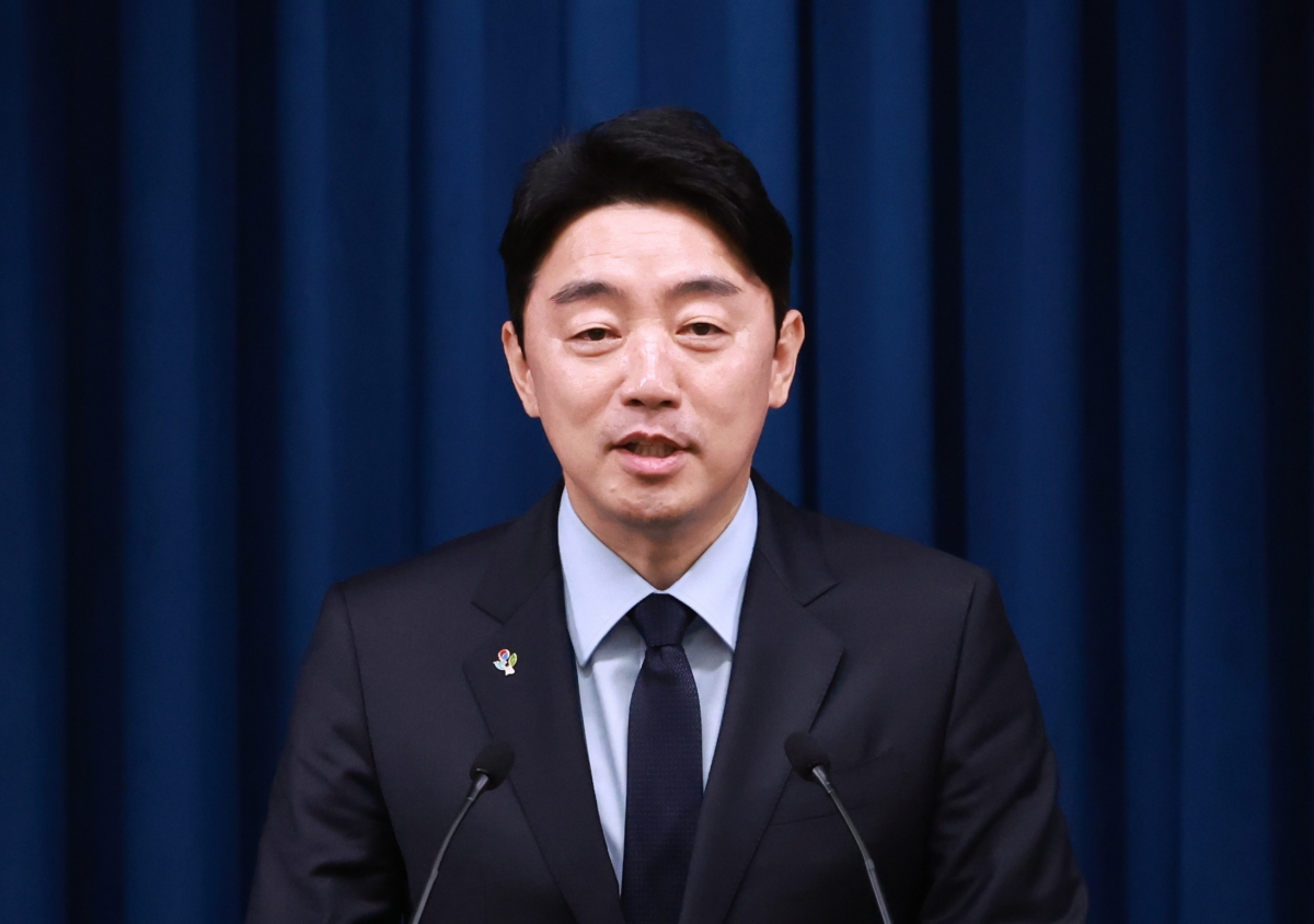 강훈식 대통령실 비서실장. 연합뉴스