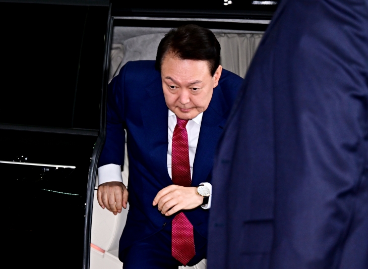 윤석열 전 대통령 특검 출석