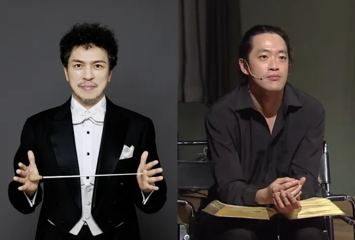백윤학(왼쪽) 지휘자·권형준(오른쪽) 백윤학(왼쪽) 지휘자·권형준(오른쪽)