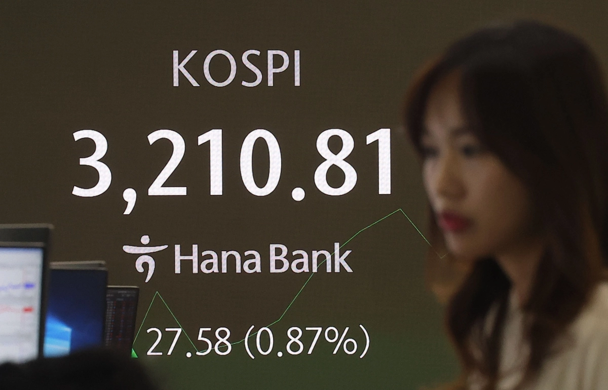 코스피 장중 3,200 돌파…연고점 또 경신 코스피 장중 3,200 돌파…연고점 또 경신